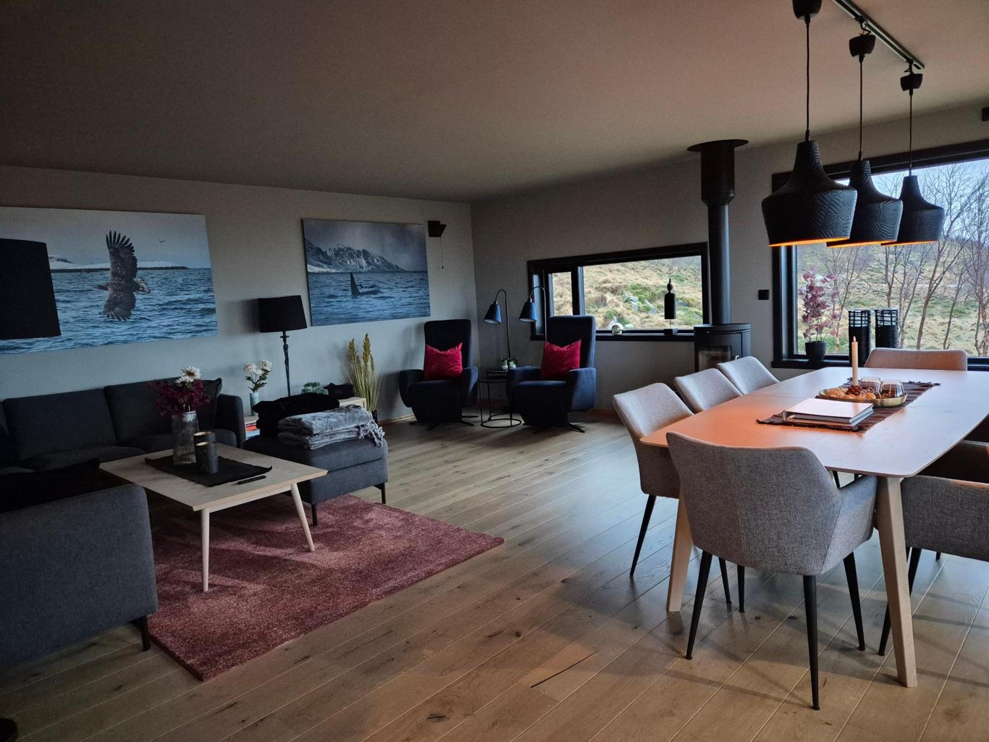 Villa Walter Lofoten With Sauna Kvalnes  Bagian luar foto